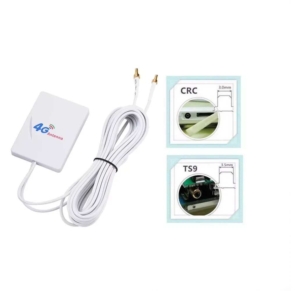 3G 4G LTE Antenna LTE Antena 2* SMA/2* CRC9/2* TS9 Connector for 4G Modem Router Adapter Connector 2M Cable
3G 4G LTE Antenna LTE Antena 2* SMA/2* CRC9/2* TS9 Connector for 4G Modem Router Adapter Connector 2M Cable