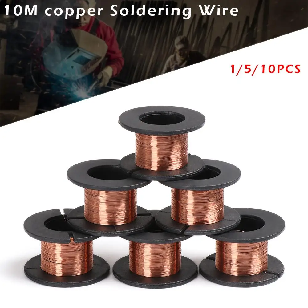 1/5/10PCS 10m length PCB Link Phone Jump Line Repair Tools Coil Cable Enameled Wires Copper Soldering Wire Welding Lines
1/5/10PCS 10m length PCB Link Phone Jump Line Repair Tools Coil Cable Enameled Wires Copper Soldering Wire Welding Lines