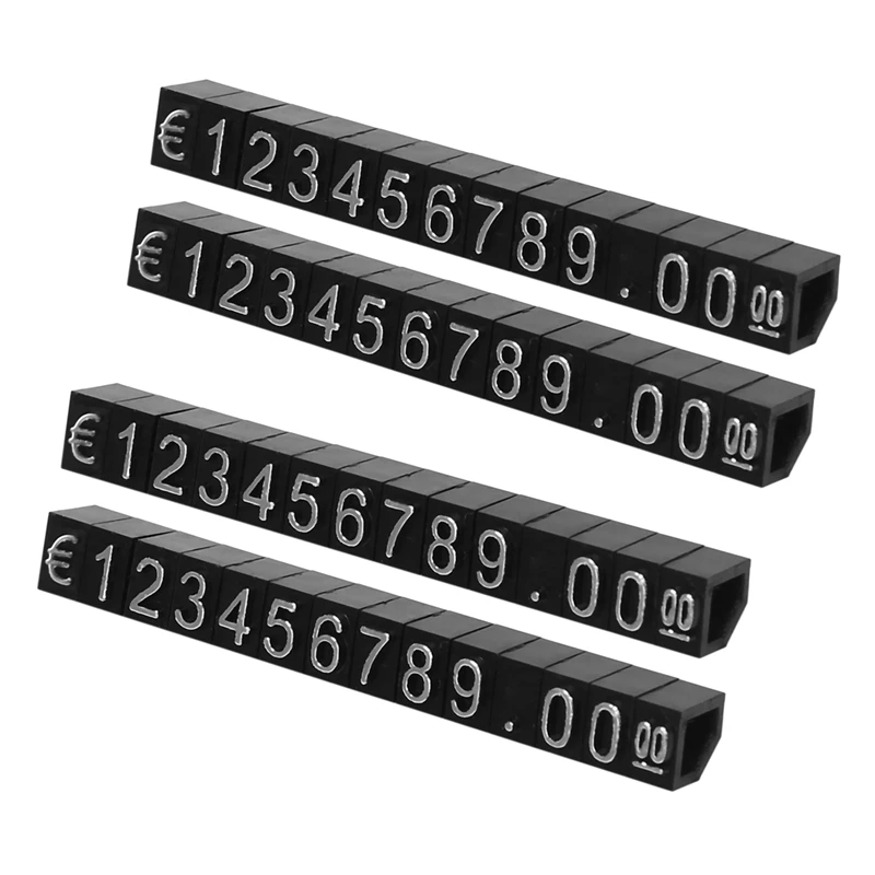 60Sets Plastic Cubes Price Display Tags Adjustable Number Stand Frame Label Shop 
60Sets Plastic Cubes Price Display Tags Adjustable Number Stand Frame Label Shop