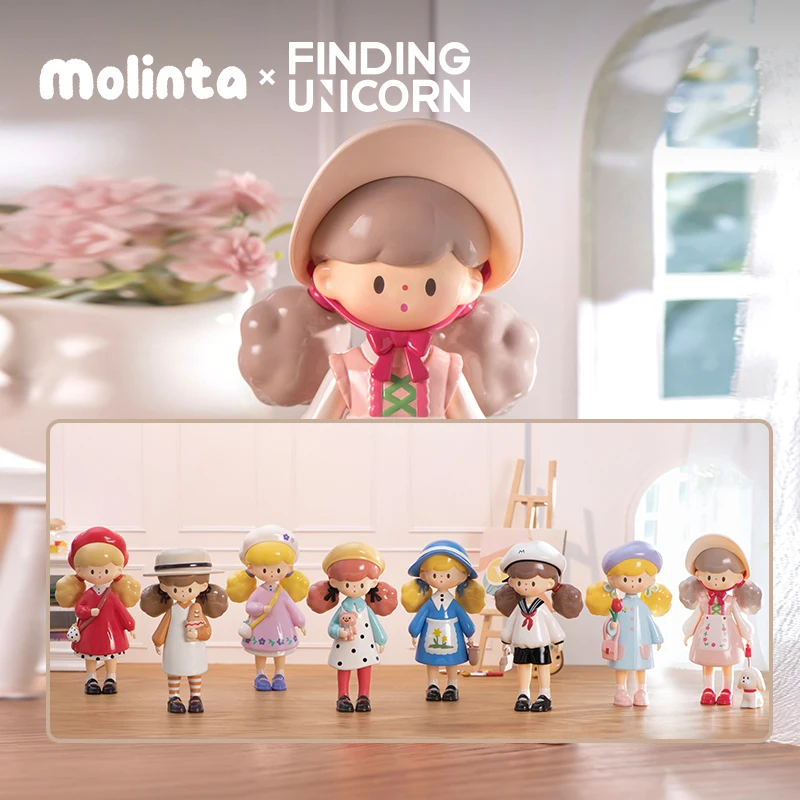 Finding Unicorn Molinta Vintage Outfit Series Blind Box kawaii Toy action doll Figure lovely Cute Girl Birthday Gift
Finding Unicorn Molinta Vintage Outfit Series Blind Box kawaii Toy action doll Figure lovely Cute Girl Birthday Gift