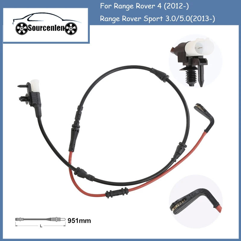 LR033295 Front and Rear Brake Pad Wear Sensor Plastic and Metal Fit for Range Rover 4 (2012-)Range Rover Sport 3.0/5.0(2013-)
LR033295 Front and Rear Brake Pad Wear Sensor Plastic and Metal Fit for Range Rover 4 (2012-)Range Rover Sport 3.0/5.0(2013-)