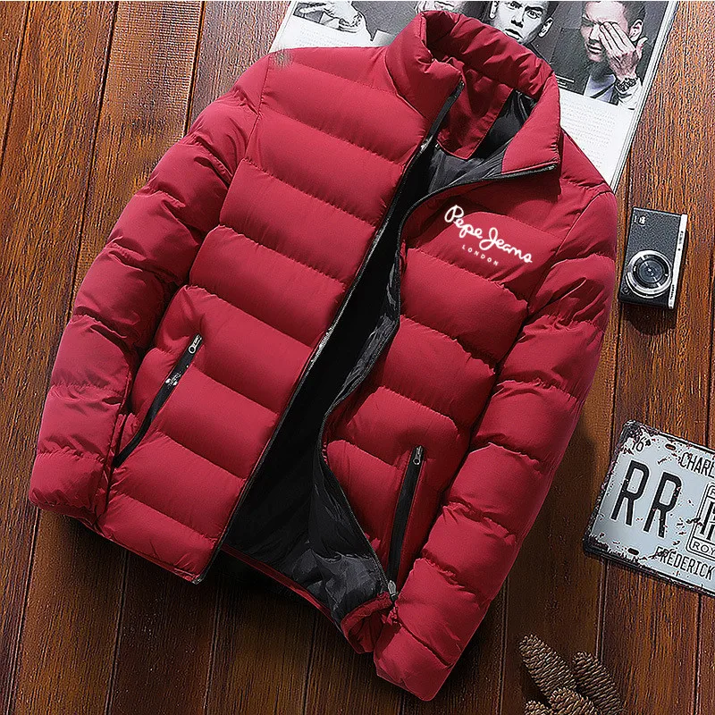 Thick Men New Warm Parka Jackets Winter Casual Men's Outwear Coats Solid Stand Collar Male Windbreak Cotton Padded Down Jacket
Thick Men New Warm Parka Jackets Winter Casual Men's Outwear Coats Solid Stand Collar Male Windbreak Cotton Padded Down Jacket