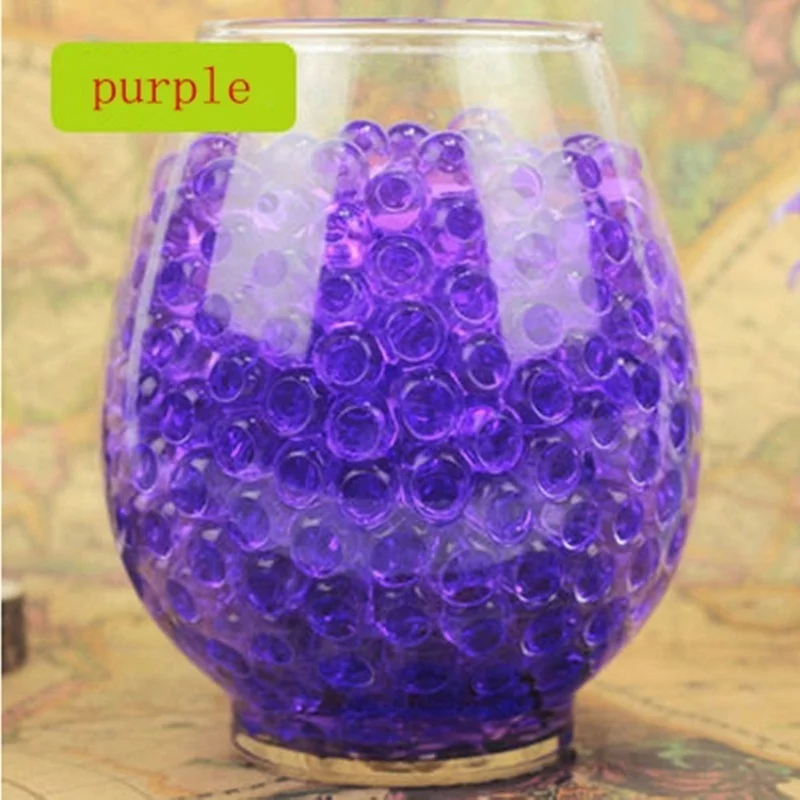 

300pcs Water Plant Soil Flower Jelly Crystal Soil Mud Pearls Gel Beads Balls Home Vase Decor Dropshipping