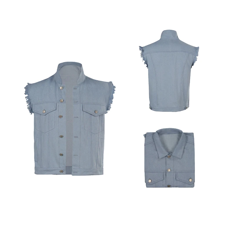 Male Movie Barbier Ken Denim Vest Cosplay Costume Coat Men Fantasia Outfits Fantasia Halloween Party Disguise Suit
Male Movie Barbier Ken Denim Vest Cosplay Costume Coat Men Fantasia Outfits Fantasia Halloween Party Disguise Suit