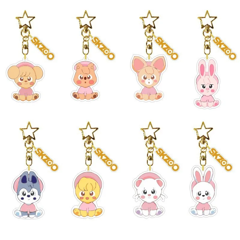 New Skzoos Kawaii Cartoon series Stray Kids Acrylic Keychain Pendant Doll Pendant Accessories Peripheral Gifts Girls Hearts
New Skzoos Kawaii Cartoon series Stray Kids Acrylic Keychain Pendant Doll Pendant Accessories Peripheral Gifts Girls Hearts