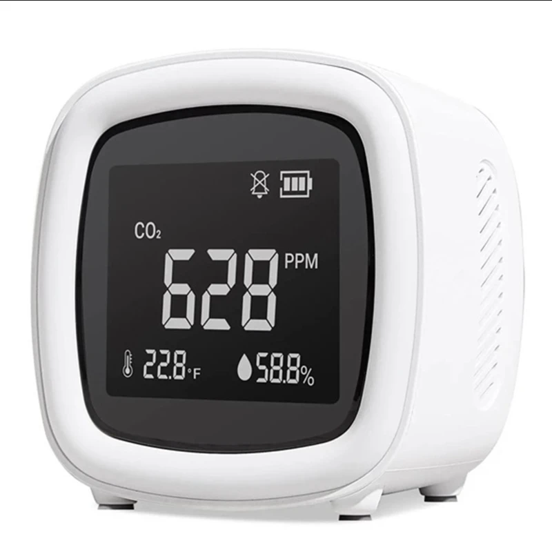 Wifi 3-In-1 Indoor CO2 Detector Air Quality Monitor Detects CO2 Temperature Humidity In Home Office
Wifi 3-In-1 Indoor CO2 Detector Air Quality Monitor Detects CO2 Temperature Humidity In Home Office