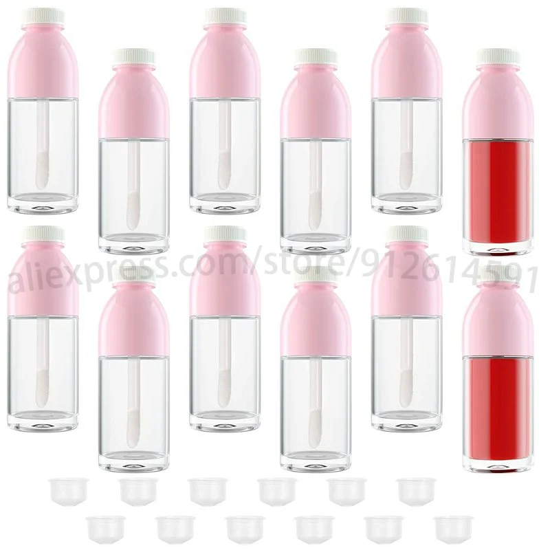 5pcs 8ml Creative Bottle Shaped Empty Lip Gloss Tube Containers Clear Mini Refillable Lip Balm Bottles with Rubber Inserts 
5pcs 8ml Creative Bottle Shaped Empty Lip Gloss Tube Containers Clear Mini Refillable Lip Balm Bottles with Rubber Inserts