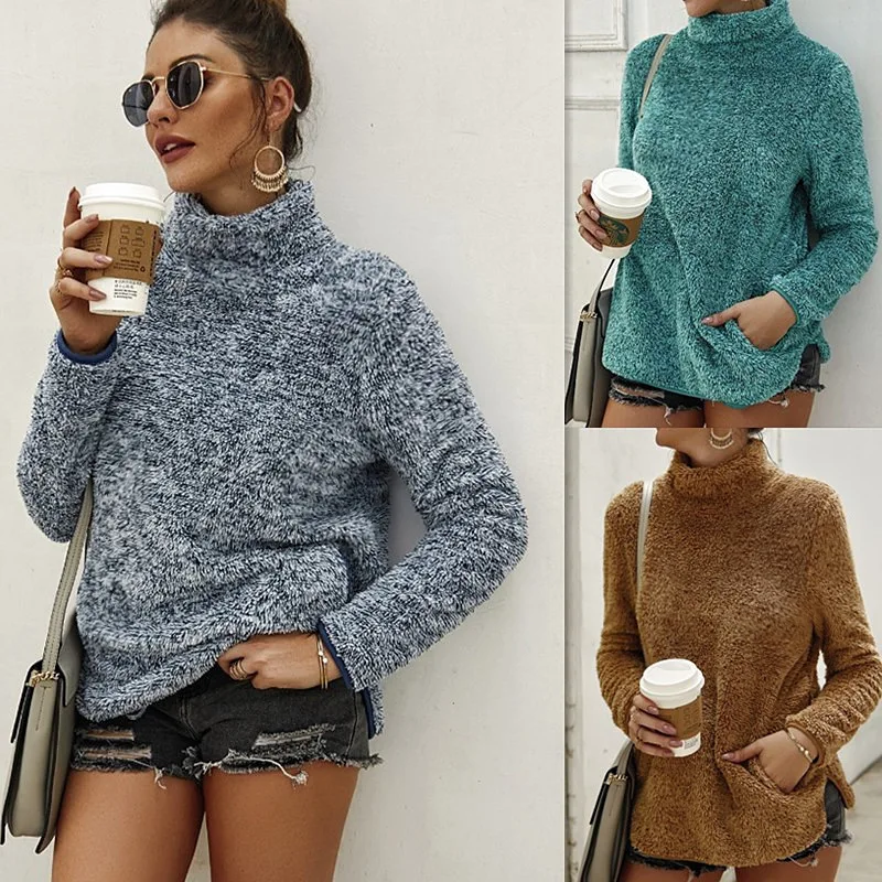2022 autumn and winter women's sweater turtleneck sweater women's sweater casual warm top
2022 autumn and winter women's sweater turtleneck sweater women's sweater casual warm top