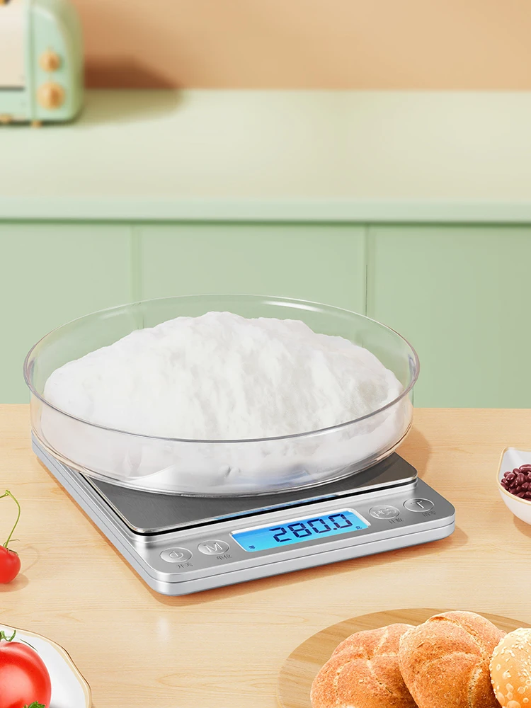 

0.01g/0.1g Precision LCD Digital Scales 500g/3000g Mini Electronic Grams Weight Balance Scale for Tea Baking Weighing Scale