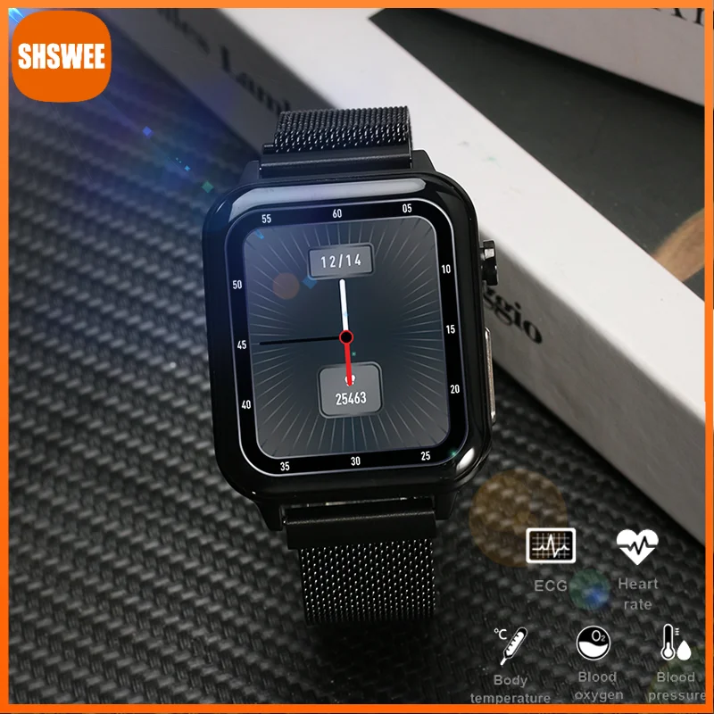 Смарт-часы мужские водонепроницаемые с поддержкой Bluetooth, пульсометром, тонометром и ЭКГ
Смарт-часы мужские водонепроницаемые с поддержкой Bluetooth, пульсометром, тонометром и ЭКГ