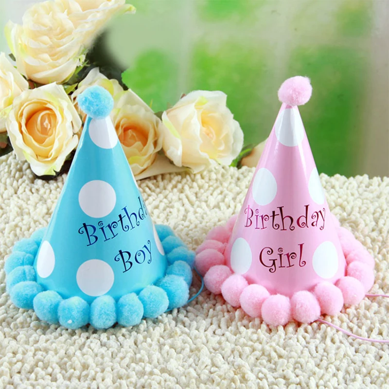 1pcs Happy Birthday Party Hat For Newborn Boys Girls Baby Shower Decor Pink Blue Headband Kids Birthday Party Decorations
1pcs Happy Birthday Party Hat For Newborn Boys Girls Baby Shower Decor Pink Blue Headband Kids Birthday Party Decorations