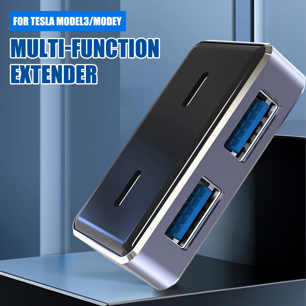 Car USB Extender USB Hub Fast Charging For Tesla 2021 Model 3 Model Y Interior Charging Distributor Port Output Plug Converter
Car USB Extender USB Hub Fast Charging For Tesla 2021 Model 3 Model Y Interior Charging Distributor Port Output Plug Converter