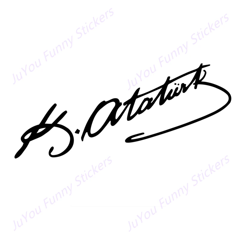 JuYou Funny Stickers Exterior Accessories Decals Turkey Mustafa Kemal Ataturk Signature Vinyl Car Decal Funny Car Stickers
JuYou Funny Stickers Exterior Accessories Decals Turkey Mustafa Kemal Ataturk Signature Vinyl Car Decal Funny Car Stickers