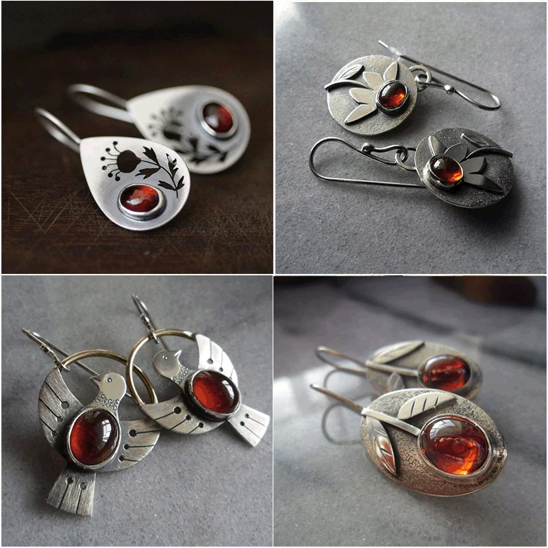 Boho Vintage Inlaid Earrings Jewelry Round Hollow Bird Eagle Earrings for Women Women Wedding Party Earrings Best Gift
Boho Vintage Inlaid Earrings Jewelry Round Hollow Bird Eagle Earrings for Women Women Wedding Party Earrings Best Gift
