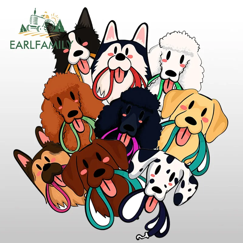 EARLFAMILY 13cm for Dog Walkies Car Stickers Sunscreen Personality Decals Creative Simple Fashionable Funny Car Door Protector
EARLFAMILY 13cm for Dog Walkies Car Stickers Sunscreen Personality Decals Creative Simple Fashionable Funny Car Door Protector
