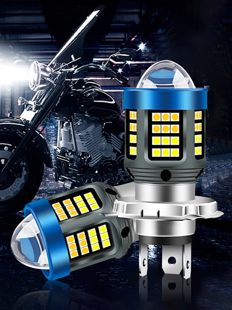 1Pc Universal Motorcycle LED Bulb H4 H6 BA20D Headlight Bulb 12V 1200LM 3570 CSP Projector Lens White Yellow High Low Beam Lamp
1Pc Universal Motorcycle LED Bulb H4 H6 BA20D Headlight Bulb 12V 1200LM 3570 CSP Projector Lens White Yellow High Low Beam Lamp
