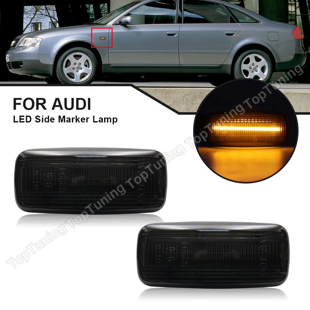 2PCS LED Turn Signal Light Side Marker Lamp for Audi A6 C5 A4 B5 Avant Sedan A3 Hatchback A2 Allroad C5 TT Coupe OEM:4B0949127
2PCS LED Turn Signal Light Side Marker Lamp for Audi A6 C5 A4 B5 Avant Sedan A3 Hatchback A2 Allroad C5 TT Coupe OEM:4B0949127