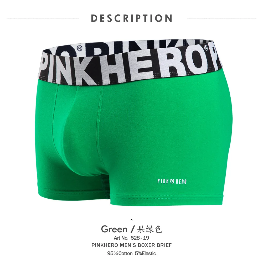 11 Colors Hot Selling Pink Hero Brand Sexy Underwear Boxer Men's Cotton Soft Printing Comfortable Male Gay Homme Boxers Shorts
11 Colors Hot Selling Pink Hero Brand Sexy Underwear Boxer Men's Cotton Soft Printing Comfortable Male Gay Homme Boxers Shorts