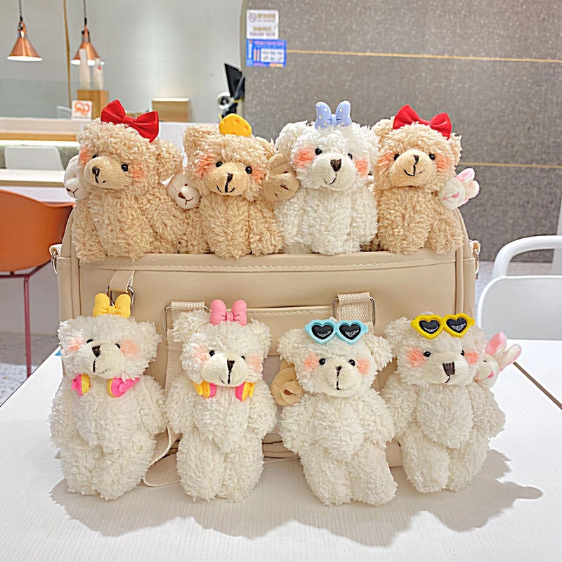 1 PC Cute Cartoon Plush Bag Pendant Keychain Soft Stuffed Glasses Bears Doll Kid Toys Birthday Gifts
1 PC Cute Cartoon Plush Bag Pendant Keychain Soft Stuffed Glasses Bears Doll Kid Toys Birthday Gifts