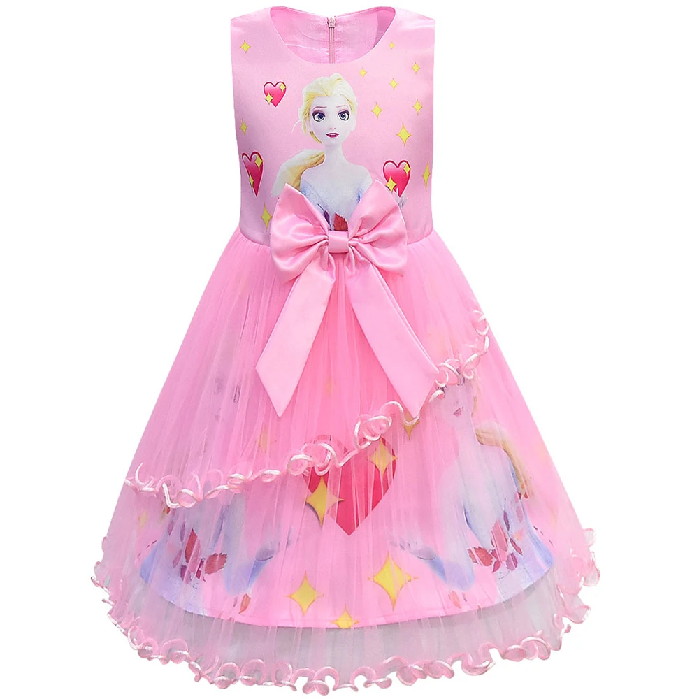 Summer Kids Clothes Pretty Korean Little Girls Dresses Frozen Elsa Anna Princess Party Costume Vestidos Bow Tie Outfits Clothing
Summer Kids Clothes Pretty Korean Little Girls Dresses Frozen Elsa Anna Princess Party Costume Vestidos Bow Tie Outfits Clothing