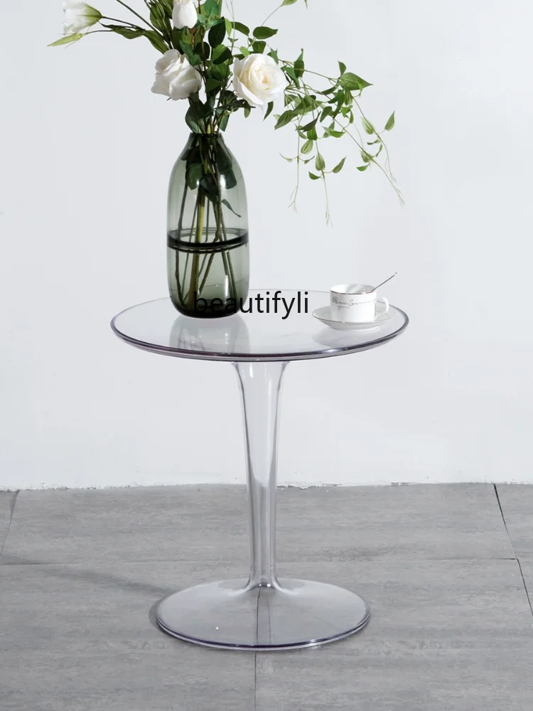 GY Modern Simple Transparent Tea Table Small Apartment Personality Stylish round Side Table Creative round Table Corner Table
GY Modern Simple Transparent Tea Table Small Apartment Personality Stylish round Side Table Creative round Table Corner Table