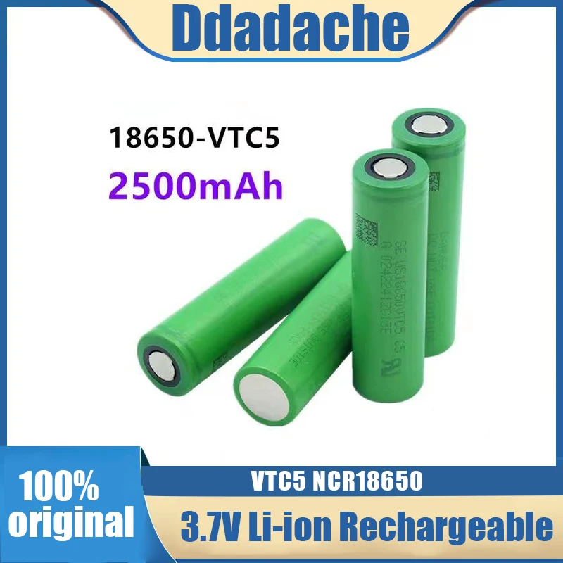 1-10 Actual Capacity Original Power 18650 Lithium Battery VTC5 2500mAh VTC5 18650 Battery Replacement 3.7V 2500mAh 
1-10 Actual Capacity Original Power 18650 Lithium Battery VTC5 2500mAh VTC5 18650 Battery Replacement 3.7V 2500mAh