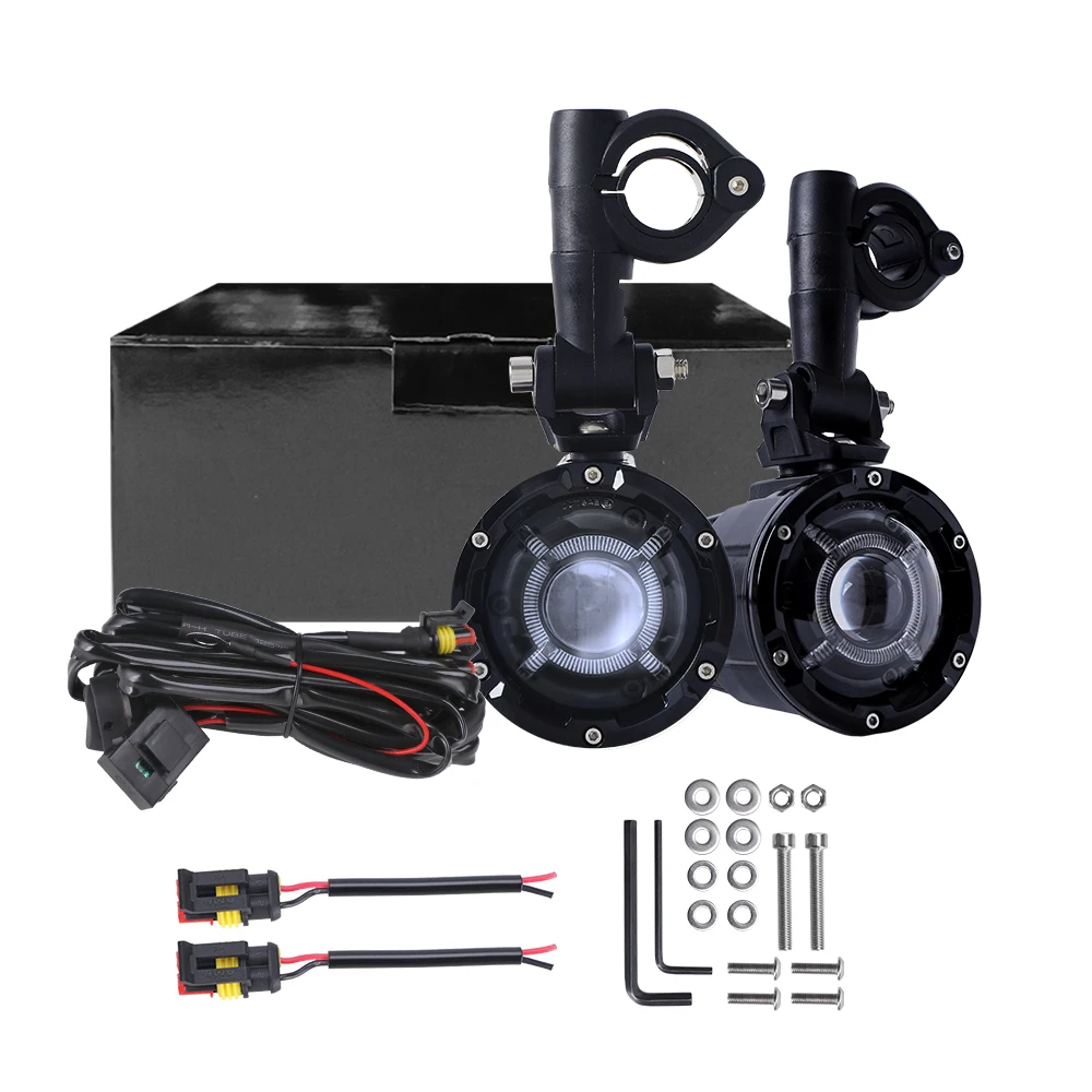 40 Вт Сверхъяркие мотоциклетные светодиодные противотуманные фары для BMW R1200GS R1250GS ADV F800GS K1600,Honda CRF1000L,Yamaha фары дальнего света