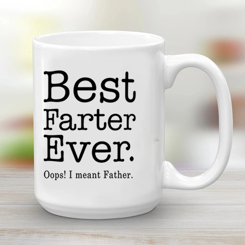 15oz Big Father Gift Mug Best Farther Ever I Meant Father Ceramic Tea Milk Coffee Mug Dad Papa Birthday Gift
15oz Big Father Gift Mug Best Farther Ever I Meant Father Ceramic Tea Milk Coffee Mug Dad Papa Birthday Gift