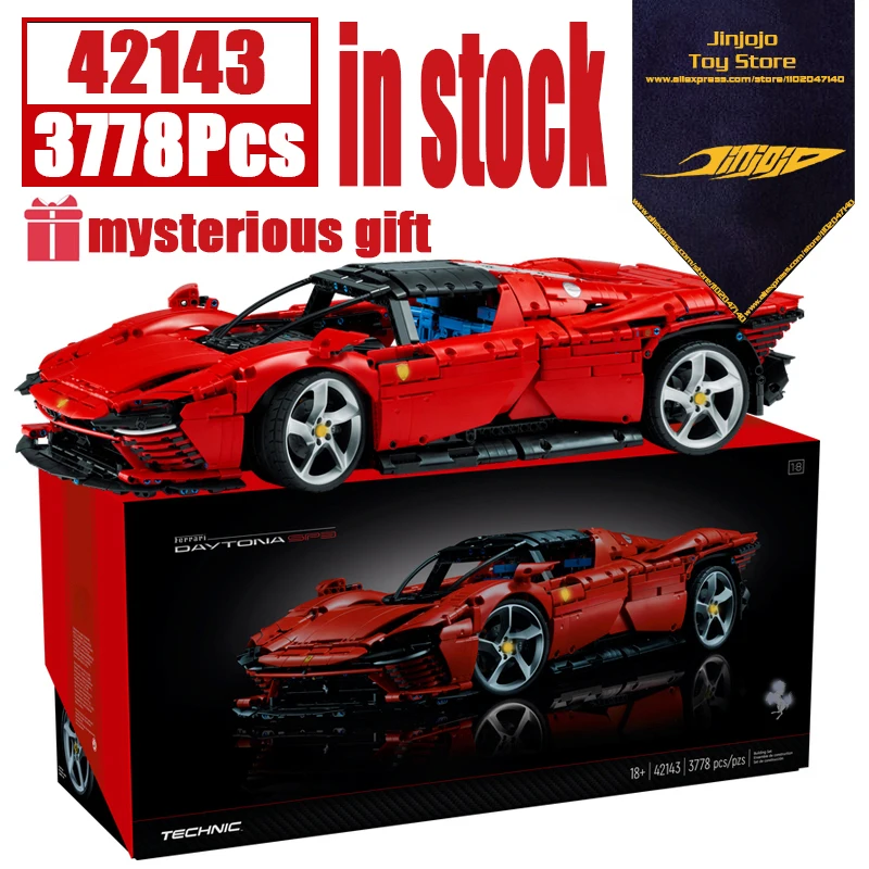 In stock 2022 New 3778 PCS Technical Ferraried Daytona SP3 42143 Supercar Model Building Block Toys For Boys Girls Birthday Gift
In stock 2022 New 3778 PCS Technical Ferraried Daytona SP3 42143 Supercar Model Building Block Toys For Boys Girls Birthday Gift