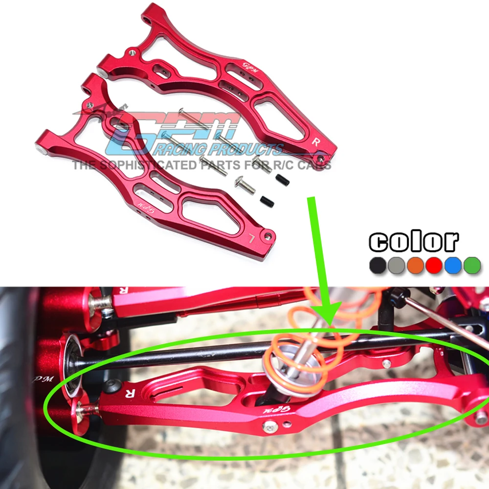 GPM ARRMA 1/8 KRATON OUTCAST NOTORIOUS TALION 6S Metal Aluminum alloy Front Lower Suspension Arms front lower Swing arm AR330219
GPM ARRMA 1/8 KRATON OUTCAST NOTORIOUS TALION 6S Metal Aluminum alloy Front Lower Suspension Arms front lower Swing arm AR330219
