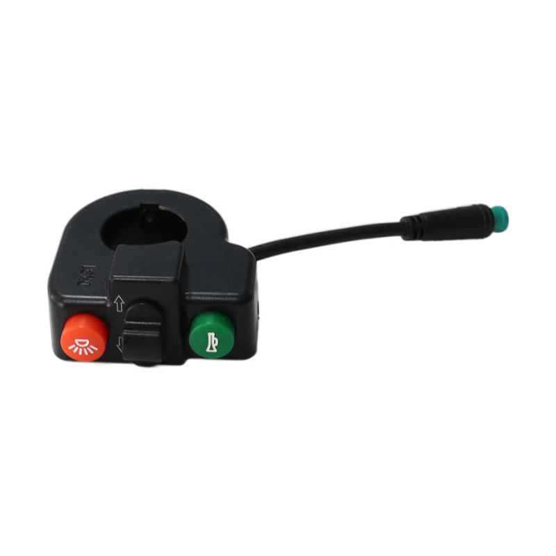 Electric scooter electric car waterproof Three function Control switch Headlight turn signal horn and two function switches
Electric scooter electric car waterproof Three function Control switch Headlight turn signal horn and two function switches