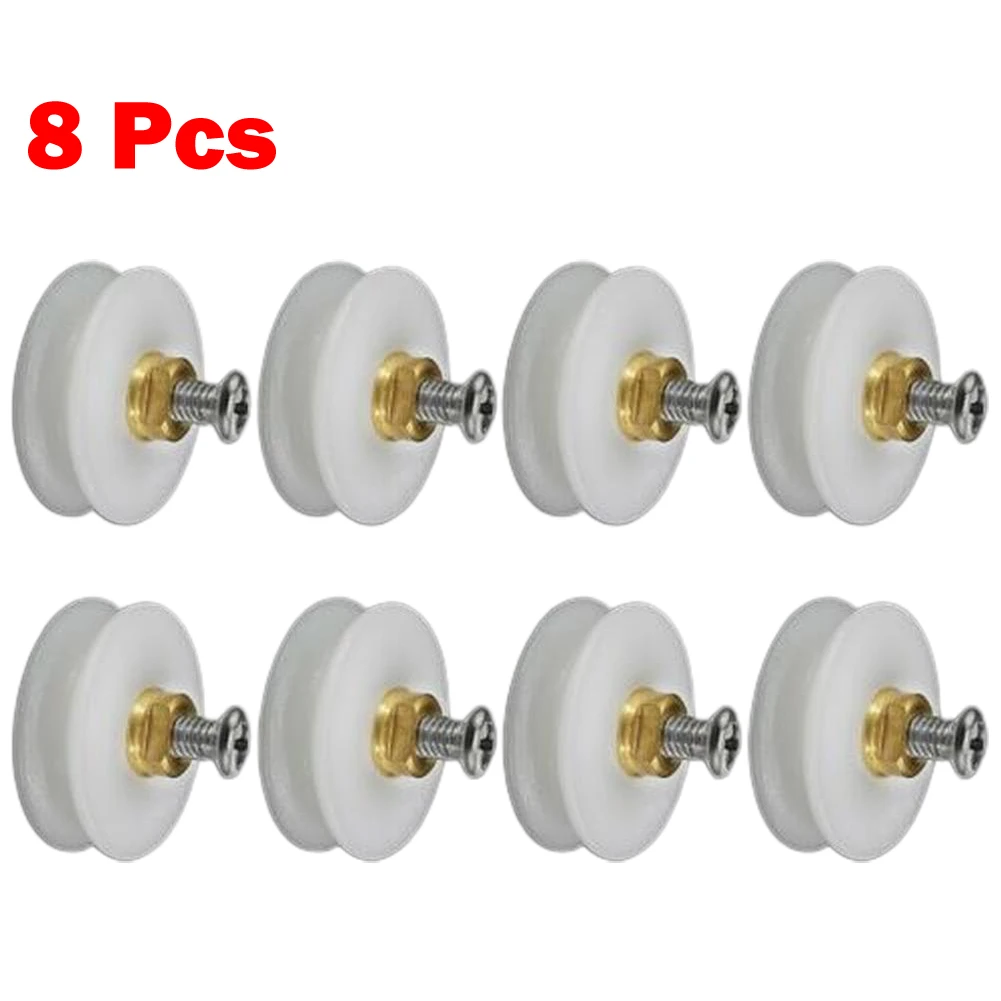 8pcs Shower Door Roller Door Pulley Gate Wheel Bathroom Glass Sliding Door Easy To Slide Waterproof Strong Load-bearing Capacity
8pcs Shower Door Roller Door Pulley Gate Wheel Bathroom Glass Sliding Door Easy To Slide Waterproof Strong Load-bearing Capacity