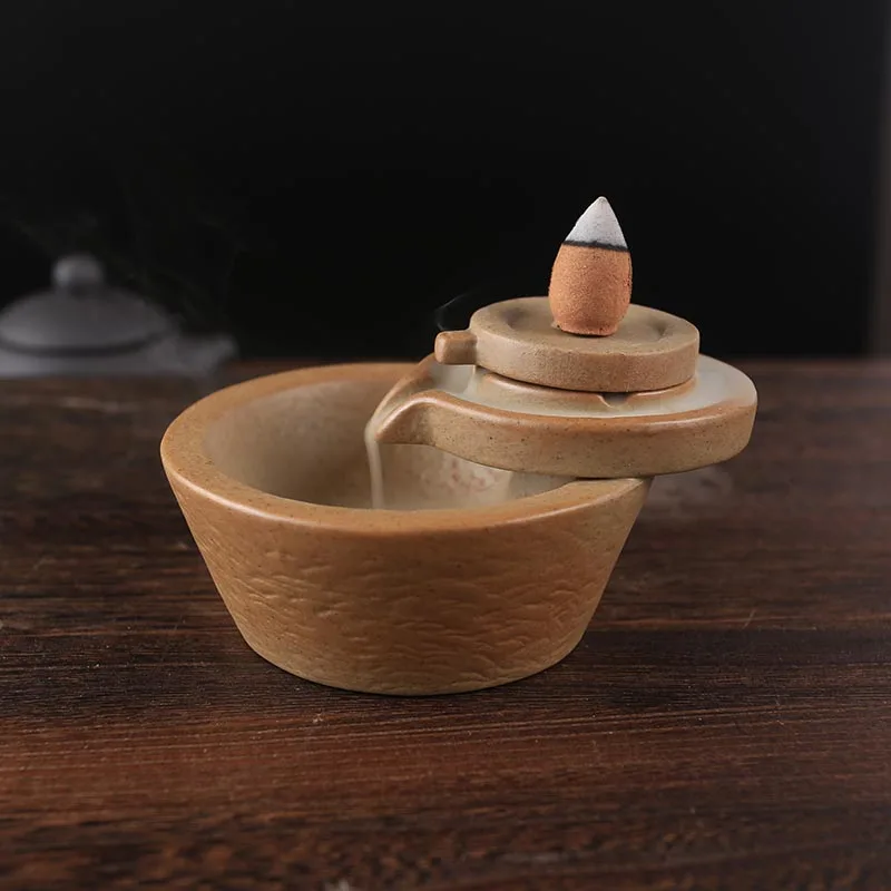 Incense Burner Ceramic Backflow Censer Backflow Aromatherapy Incense Censer Holder For Home Reading Room Clouds
Incense Burner Ceramic Backflow Censer Backflow Aromatherapy Incense Censer Holder For Home Reading Room Clouds