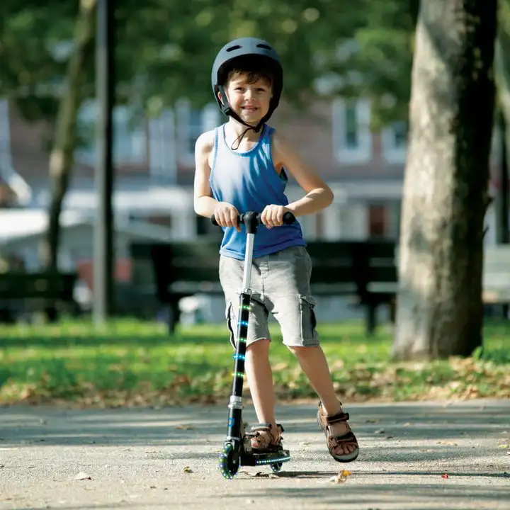 Fantastic Kids Folding Blue Kick Scooter - Portable & Lightweight for Outdoor Adventures, Great for Kids Ages 3-12.
Fantastic Kids Folding Blue Kick Scooter - Portable & Lightweight for Outdoor Adventures, Great for Kids Ages 3-12.