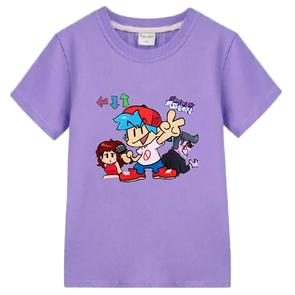 Friday Night Funkin Clothes Kids Cartoon Skid and Pump Pin Button Print T Shirt Teen Girls Clothing 100%Cotton Boys Graphic Tee
Friday Night Funkin Clothes Kids Cartoon Skid and Pump Pin Button Print T Shirt Teen Girls Clothing 100%Cotton Boys Graphic Tee