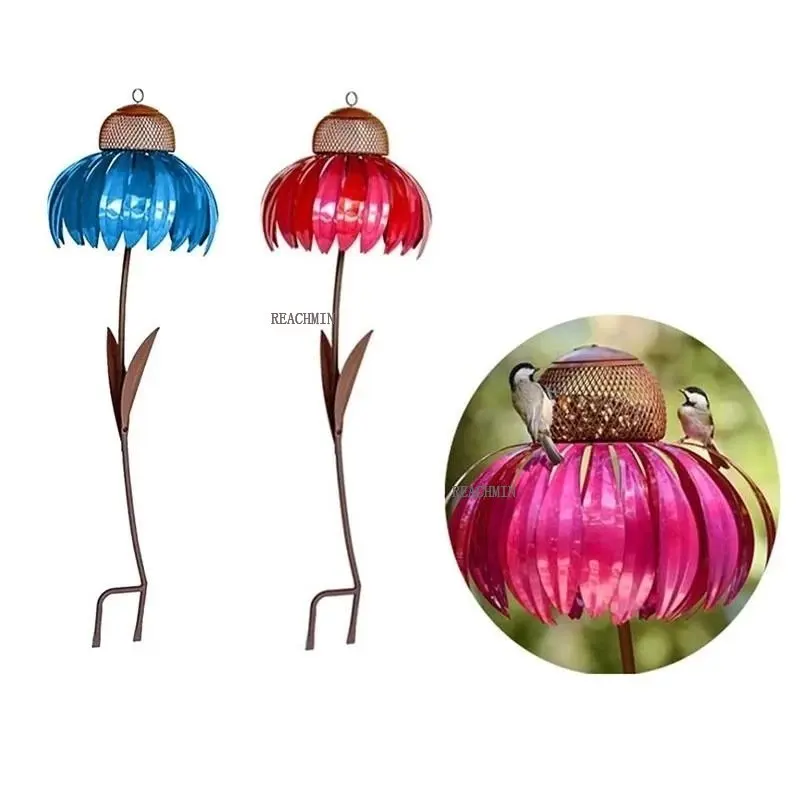 Coneflower Bird Feeder Outside Garden Art Metal Bird Feeder with Stand Garden Decor Bird Supply Dropshipping
Coneflower Bird Feeder Outside Garden Art Metal Bird Feeder with Stand Garden Decor Bird Supply Dropshipping