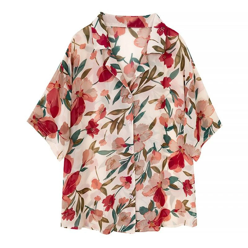 Hawaiian Shirts for Men 2022 Harajuku Fashion Summer Floral Shirt Women Loose Vintage Print Short Sleeve Collared Shirt Blouse
Hawaiian Shirts for Men 2022 Harajuku Fashion Summer Floral Shirt Women Loose Vintage Print Short Sleeve Collared Shirt Blouse