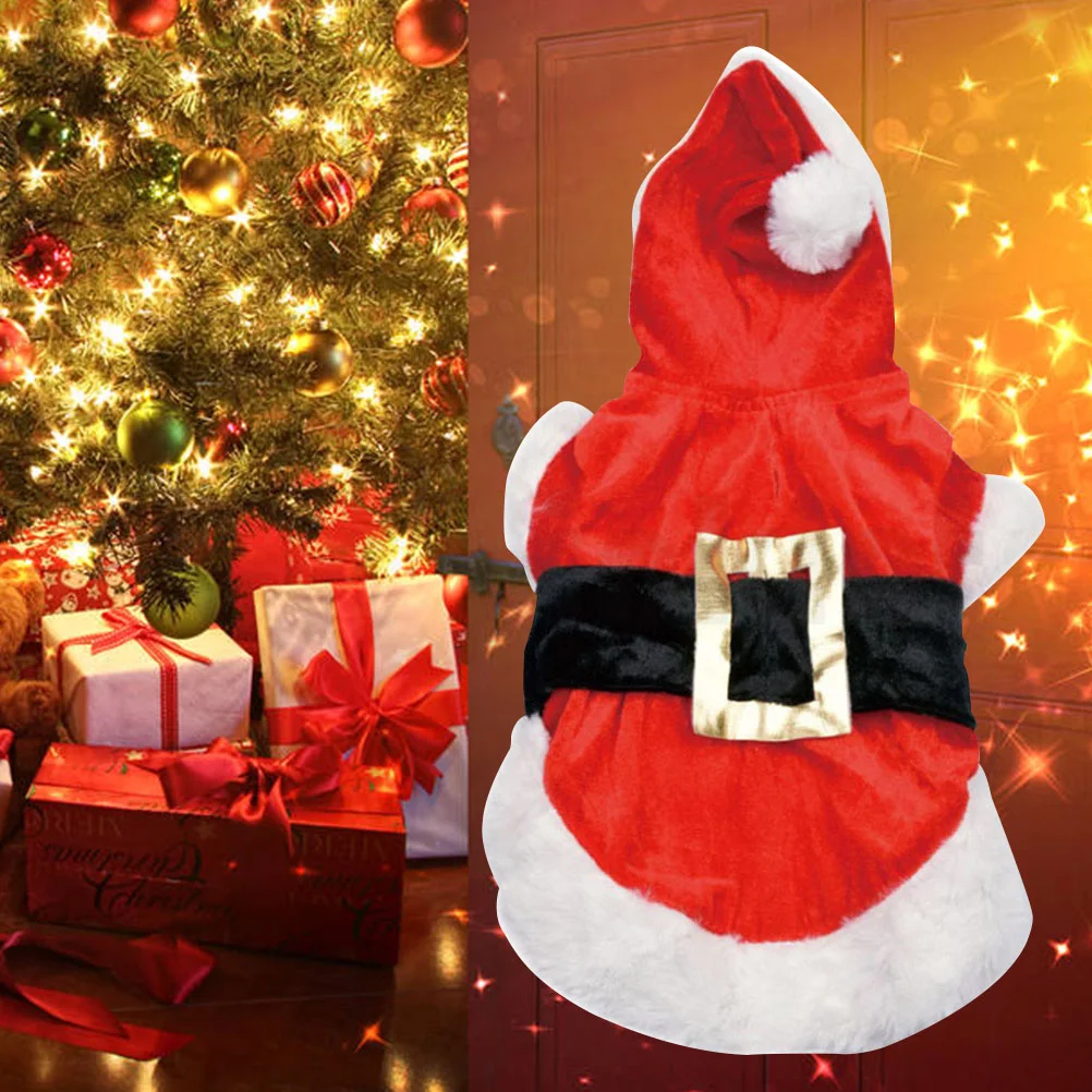 1pc Santa Dog Costume Comfortable Winter Clothes Hoodie Sweater for Small Dog Chiwawa
1pc Santa Dog Costume Comfortable Winter Clothes Hoodie Sweater for Small Dog Chiwawa