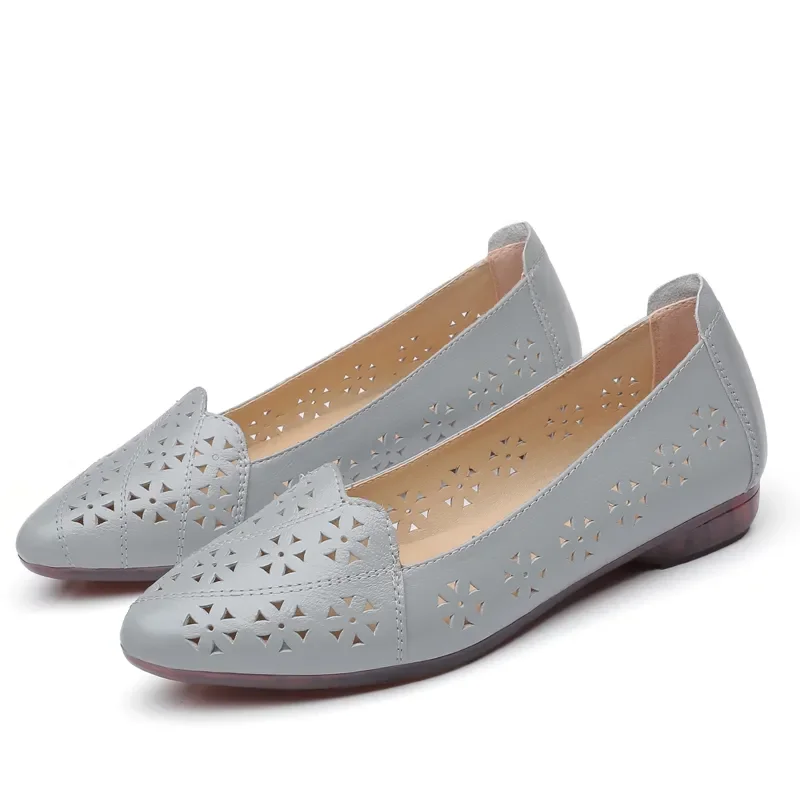 GKTINOO Breathable Genuine Leather Summer Shoes Woman 2021 Flat Heel Hollow Out Flats Slip On Shoes For Women Soft
GKTINOO Breathable Genuine Leather Summer Shoes Woman 2021 Flat Heel Hollow Out Flats Slip On Shoes For Women Soft