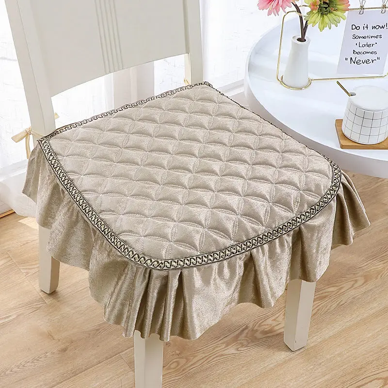 Autumn Winter Household Warm Soft Sitting Pads Washable Dining Chair Cushion With Ties Simple Thickened Non-slip Stool Mats
Autumn Winter Household Warm Soft Sitting Pads Washable Dining Chair Cushion With Ties Simple Thickened Non-slip Stool Mats