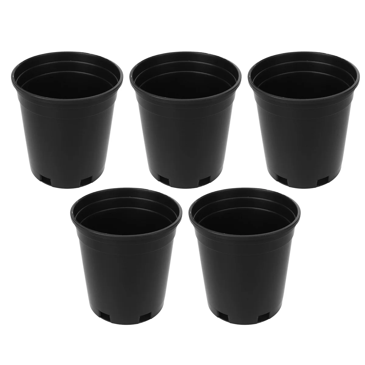 5 Pcs Garden Pot Vegetable Tray Saucers Flower Pot Round Flower Pot Black Planter Nursery Starting Trays
5 Pcs Garden Pot Vegetable Tray Saucers Flower Pot Round Flower Pot Black Planter Nursery Starting Trays