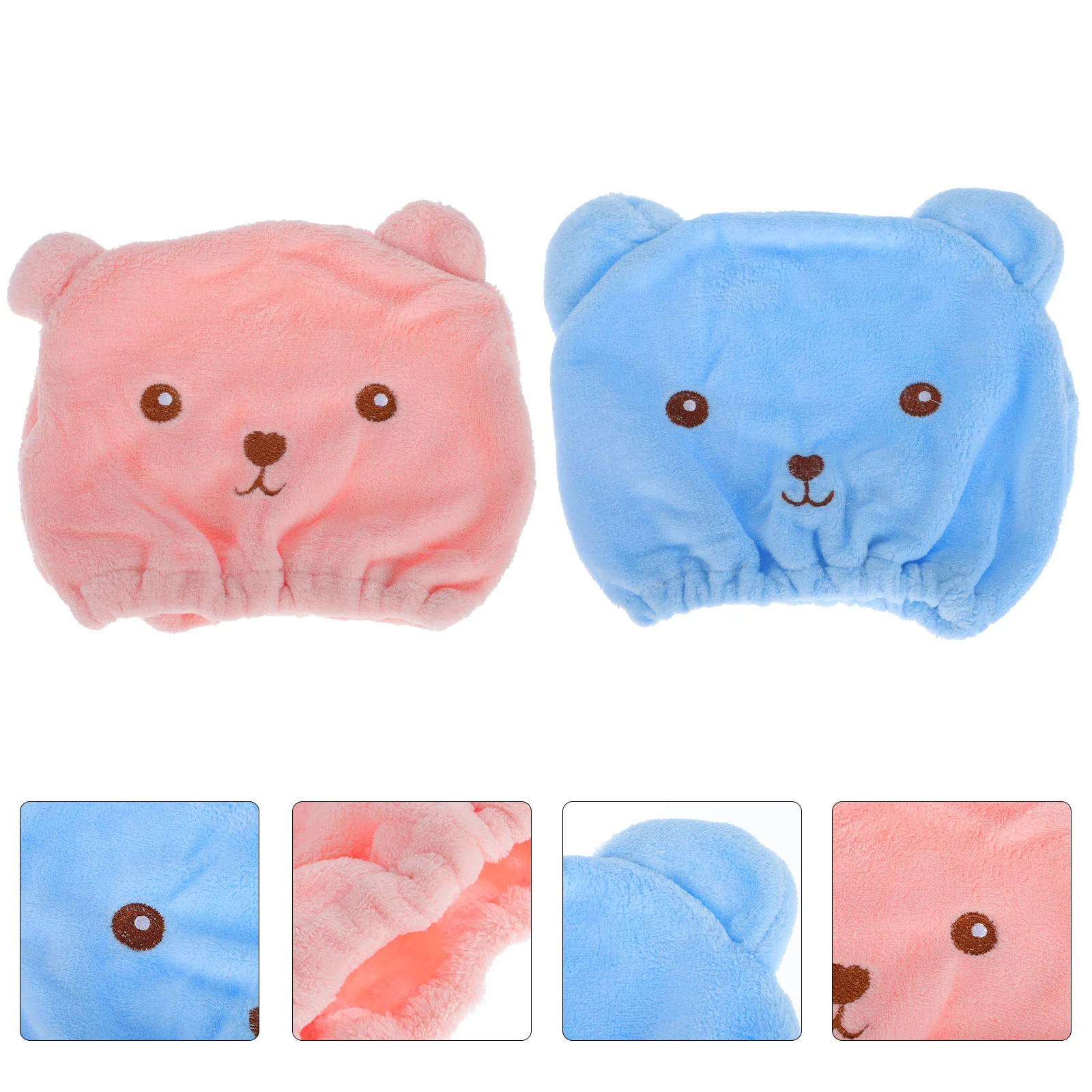 2pcs Hair Drying Caps Towel Bear Absorbent Quick Drying Bath Wrap Fast Dry Hat Microfiber Cap for Bathing Spa Swimming Pool 
2pcs Hair Drying Caps Towel Bear Absorbent Quick Drying Bath Wrap Fast Dry Hat Microfiber Cap for Bathing Spa Swimming Pool