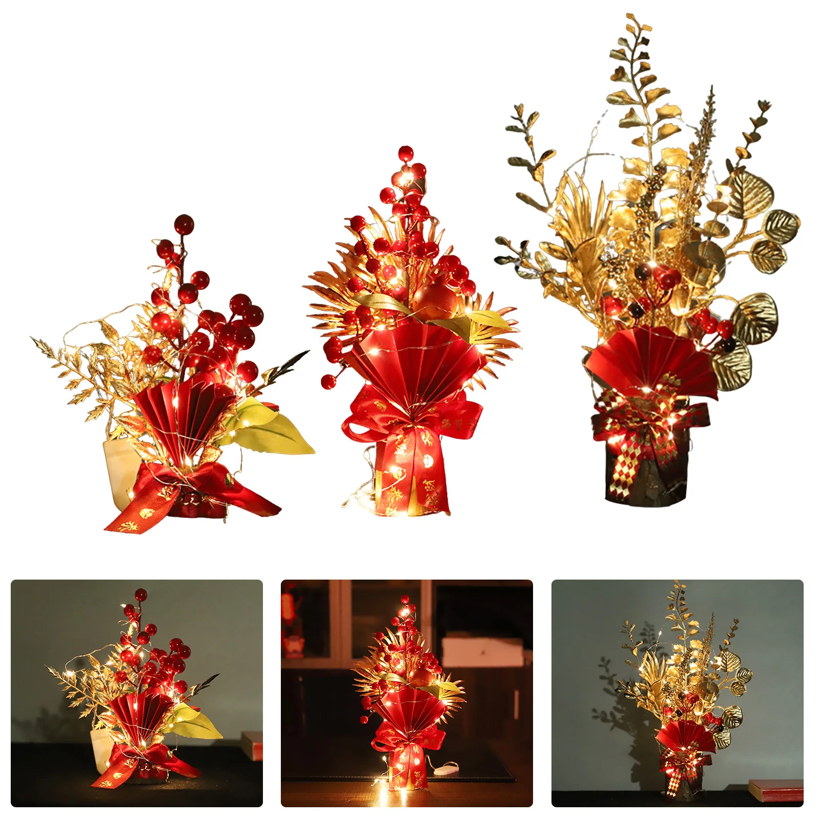 Spring Festival LED Flowers Decorations 2022 Chinese New Year Fortune Lucky Tree Gold Flower Artificial Flower Desktop Ornament
Spring Festival LED Flowers Decorations 2022 Chinese New Year Fortune Lucky Tree Gold Flower Artificial Flower Desktop Ornament