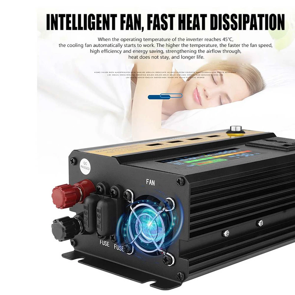 High Quality Car Power Inverter Solar Inverter 12000W 12V/24V-220V Durable Light Solar With Transformer Function
High Quality Car Power Inverter Solar Inverter 12000W 12V/24V-220V Durable Light Solar With Transformer Function