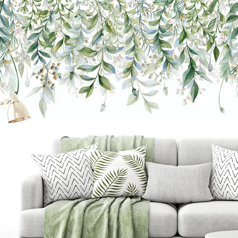 Plant Wall Stickers Meandering Green Plants Landscaping Wallpaper Removable PVC Wall Stickers Home Self Adhesive Wallpaper
Plant Wall Stickers Meandering Green Plants Landscaping Wallpaper Removable PVC Wall Stickers Home Self Adhesive Wallpaper