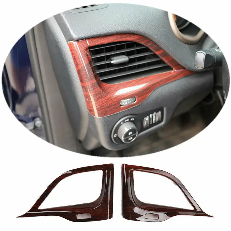 For Jeep Cherokee 2014-2020 ABS Wood Grain Console L&R Air Outlet Vent Trim 2PCS
For Jeep Cherokee 2014-2020 ABS Wood Grain Console L&R Air Outlet Vent Trim 2PCS