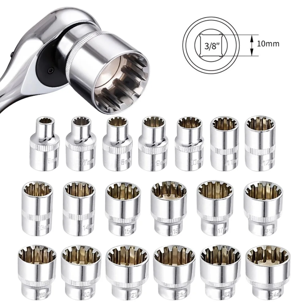 Торцевой ключ с головкой Torx 3/8 дюйма, 6-24 мм, 12 точечных Зубцов, ручной инструмент с трещоткой
Торцевой ключ с головкой Torx 3/8 дюйма, 6-24 мм, 12 точечных Зубцов, ручной инструмент с трещоткой