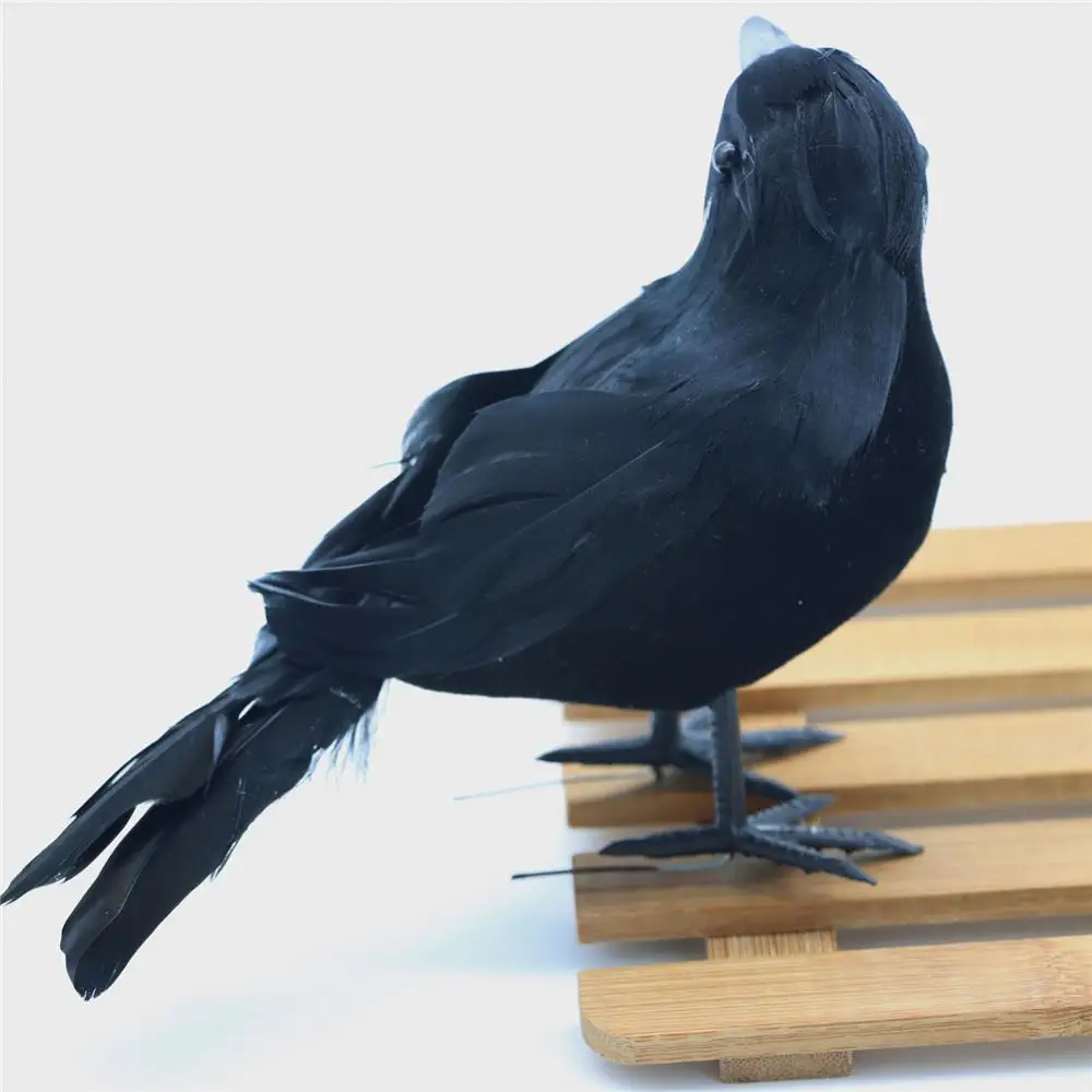Plastic Statue Home Decoration Realistic Small Crow Ornament Decoration Lightweight Animal Scary Toys Simulation Fake Bird
Plastic Statue Home Decoration Realistic Small Crow Ornament Decoration Lightweight Animal Scary Toys Simulation Fake Bird