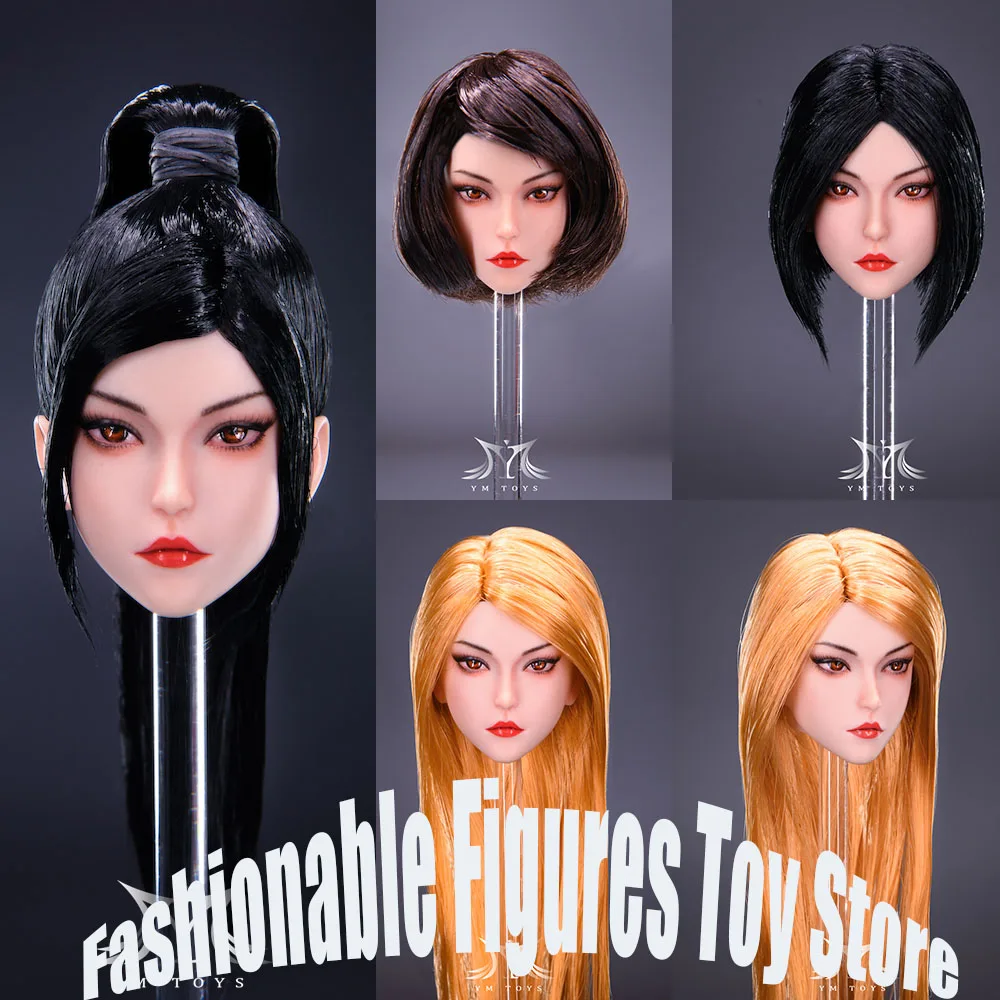 YMTOYS YMT073 1/6 Women Soldier Meier Head Sculpture Asian Beauty Cool Exquisite Makeup Model For 12'' Pale Skin Action Figure
YMTOYS YMT073 1/6 Women Soldier Meier Head Sculpture Asian Beauty Cool Exquisite Makeup Model For 12'' Pale Skin Action Figure