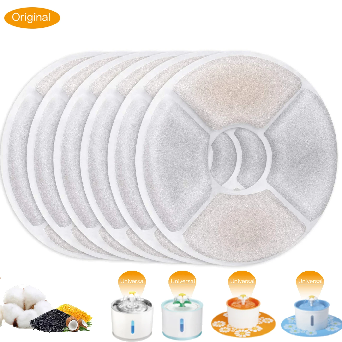 12 шт./упаковка, сменные фильтры с активированным углем
12 шт./упаковка, сменные фильтры с активированным углем